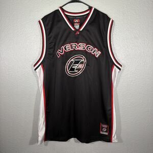 90s Reebok Allen Iverson Limited Edition Black Vintage Basketball Jersey Men 3XL